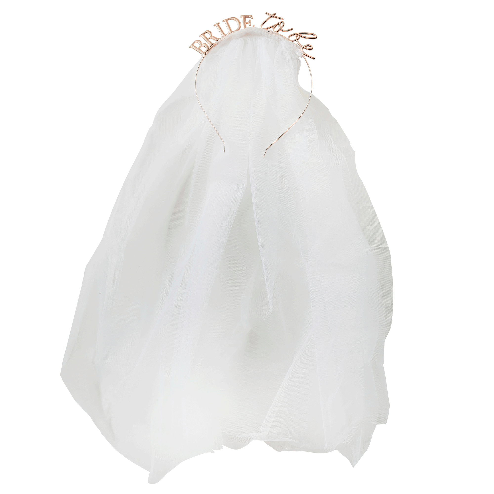 Metal Bride To Be Hen Party Veil Headband