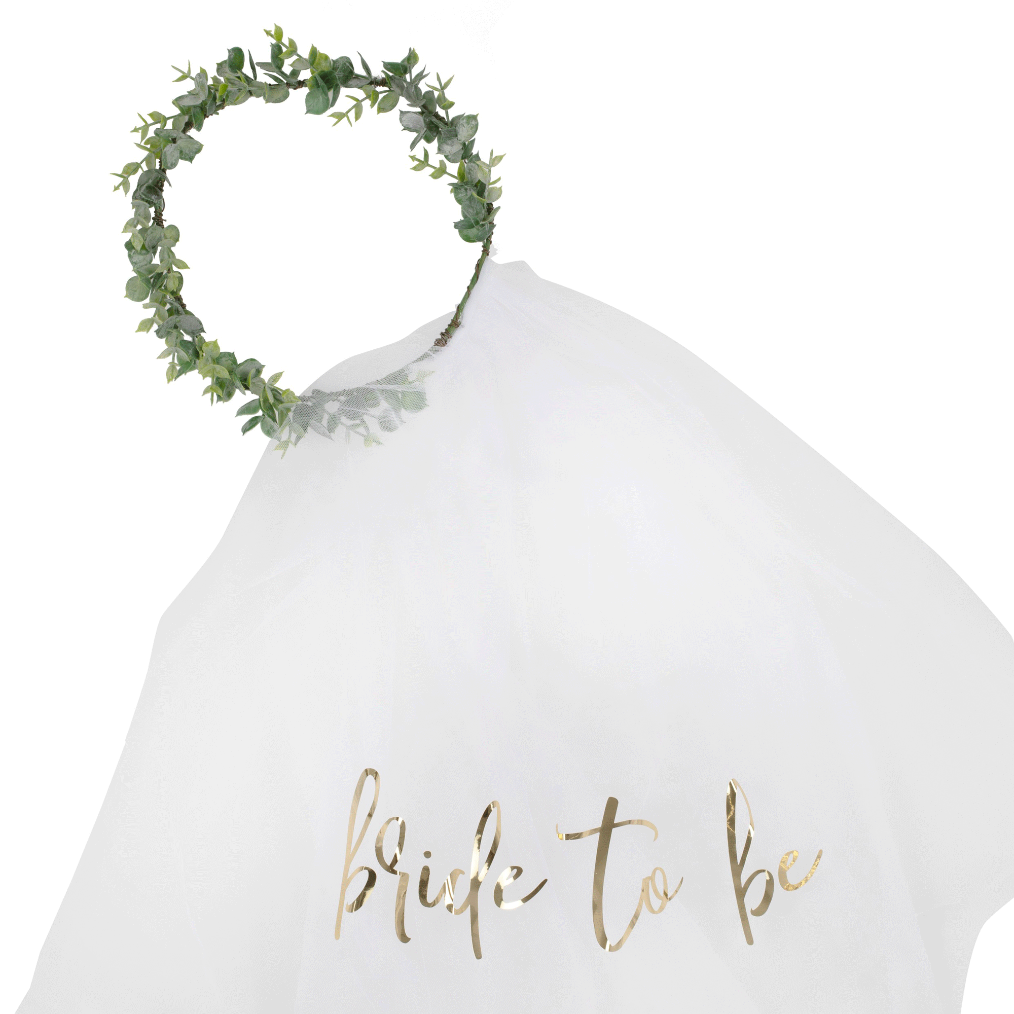 Eucalyptus Bride To Be Hen Party Veil