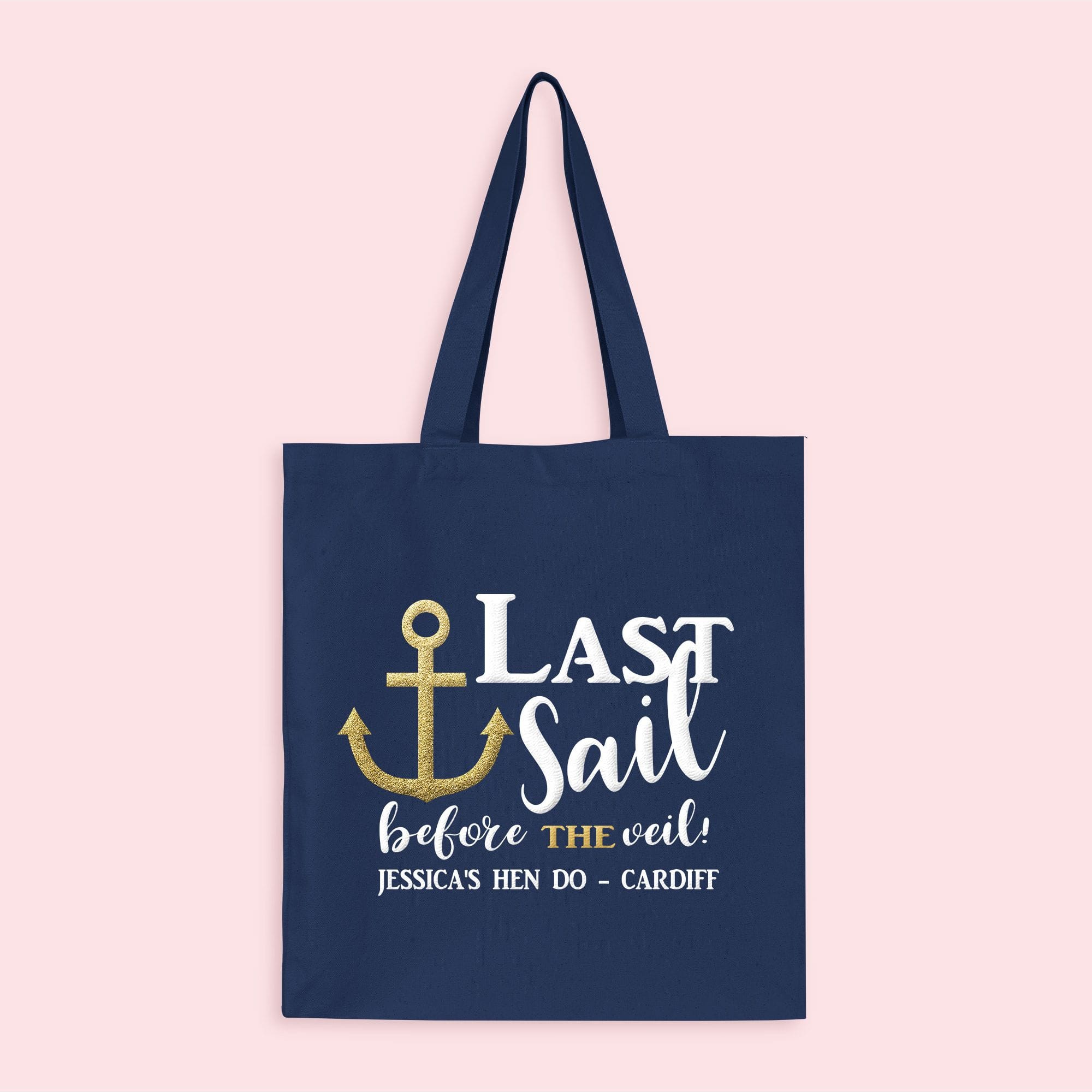 Last Sail Personalised Hen Party Tote Bags