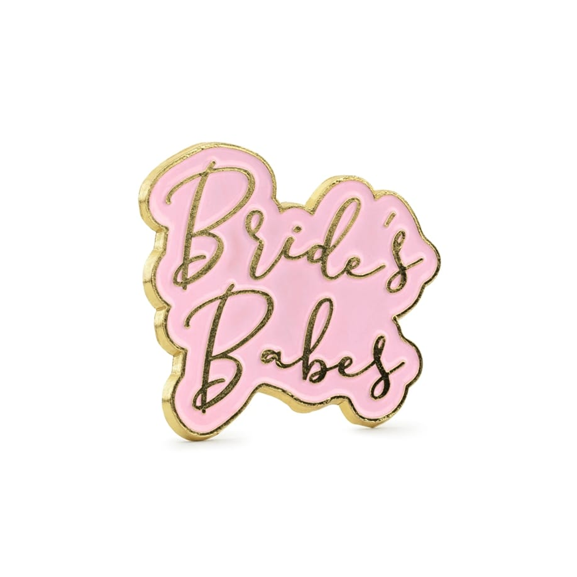 Enamel Pin - Bride's Babes, Pink, Gold 3.5x3cm