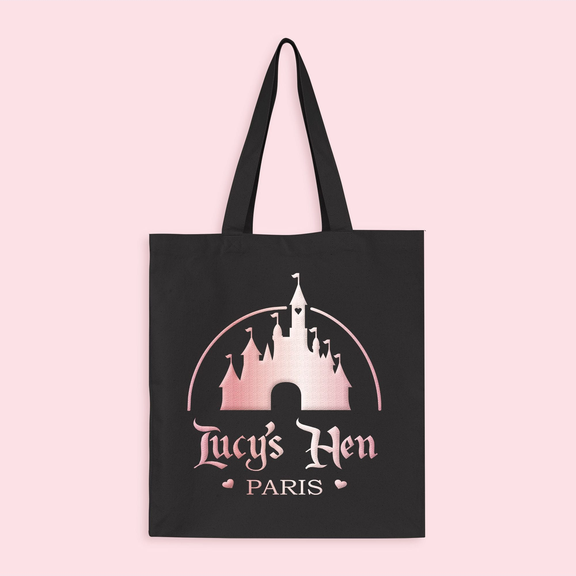 Magical Princess Hen Party Personalised Tote Bags Rose Gold