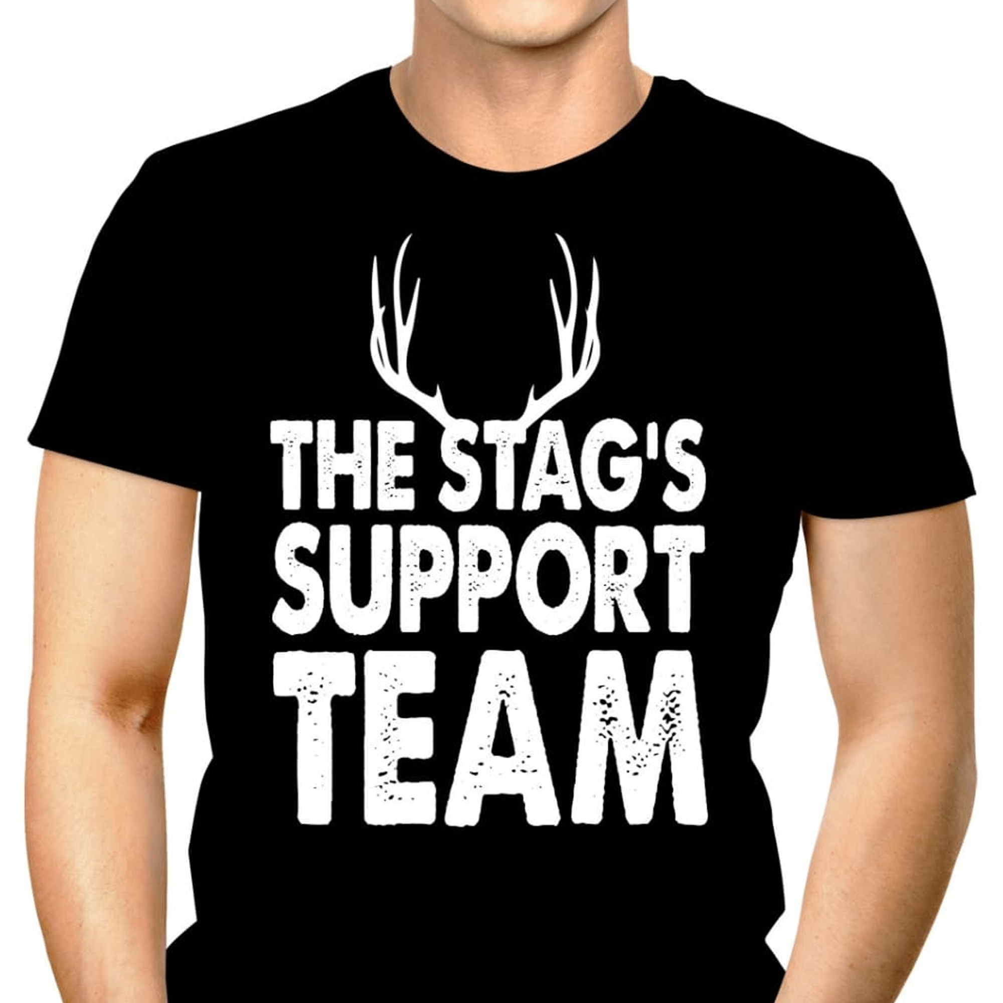 Stag Support Team Personalised Party T-Shirt