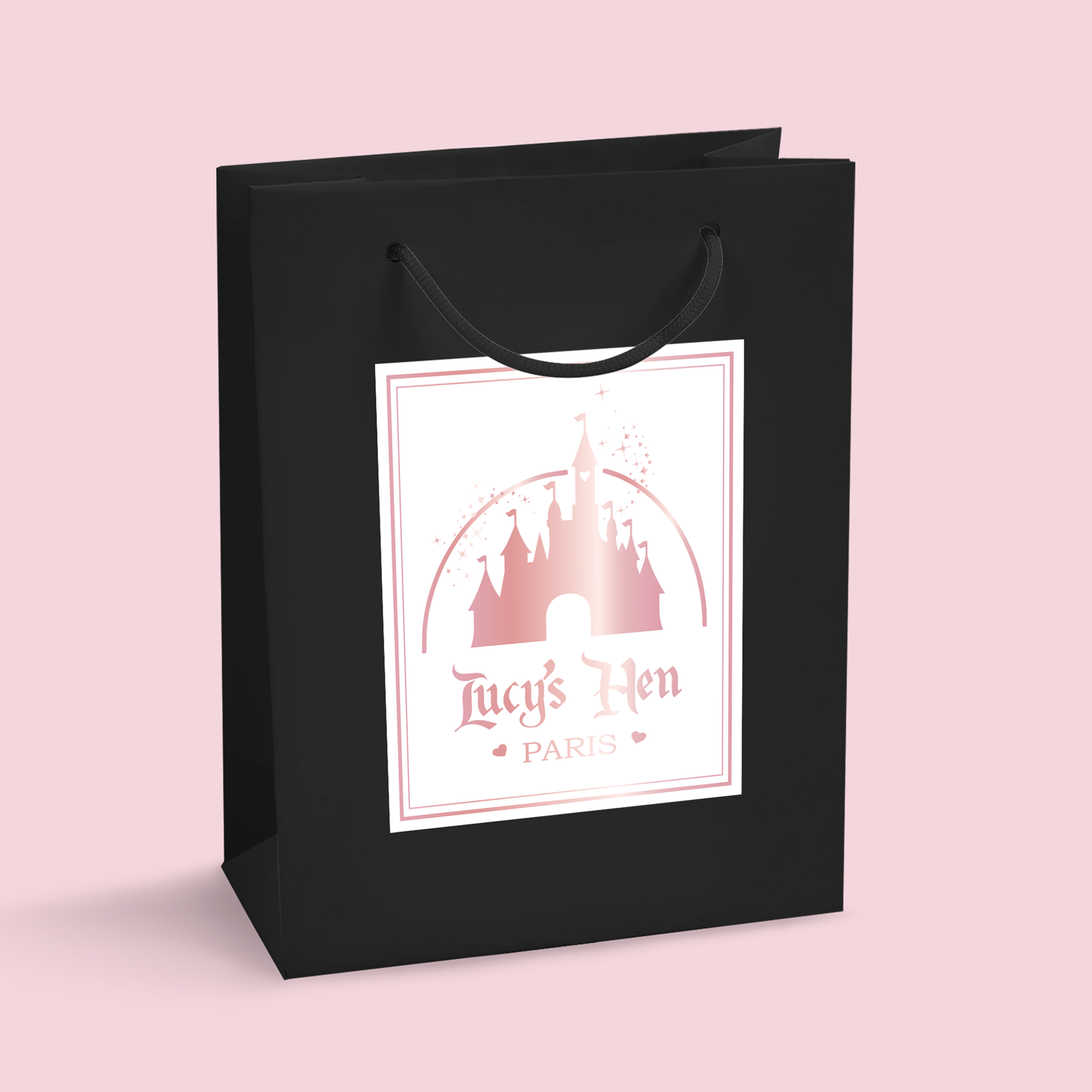 Princess Castle Personalised Gloss Gift Bag
