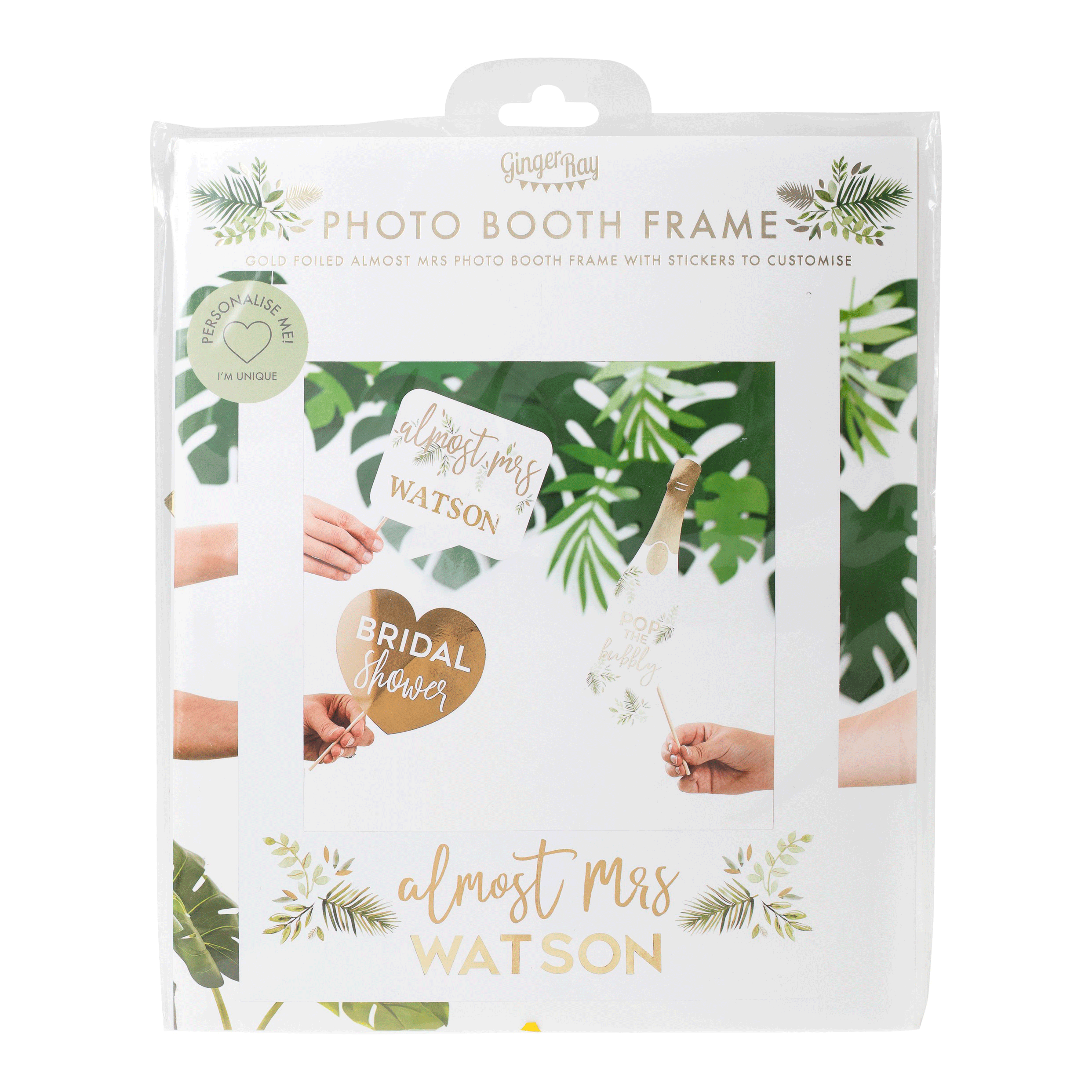 Botanical Personalisable Hen Party Photo Frame