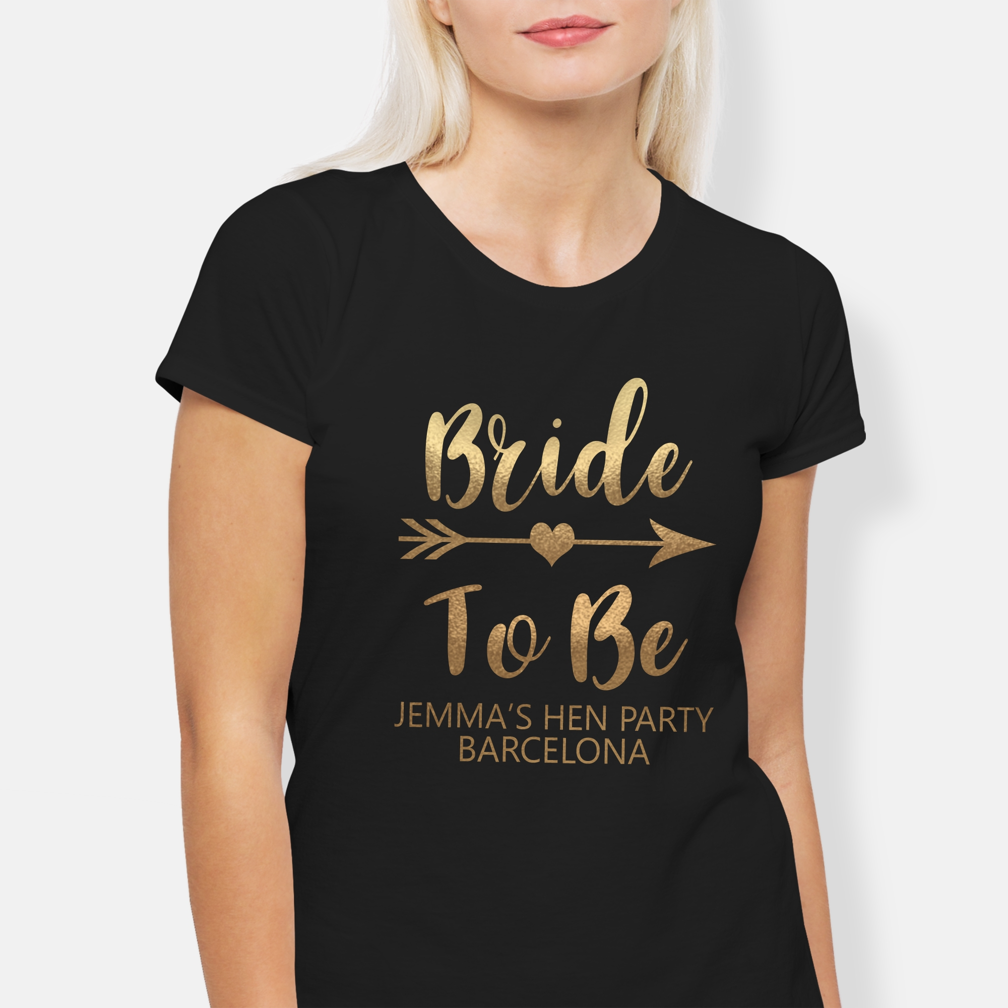 Bride Tribe 'Bride to Be' Personalised Hen Party T-Shirt