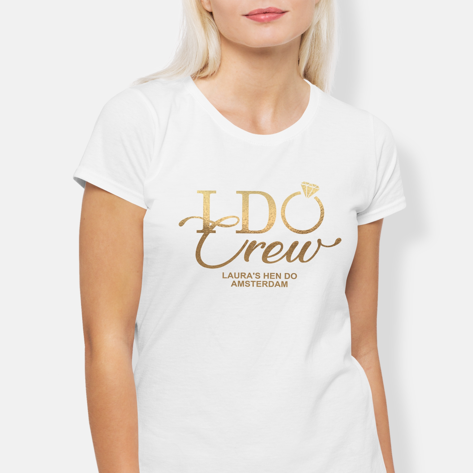 I Do Crew Personalised Hen Party T-Shirt