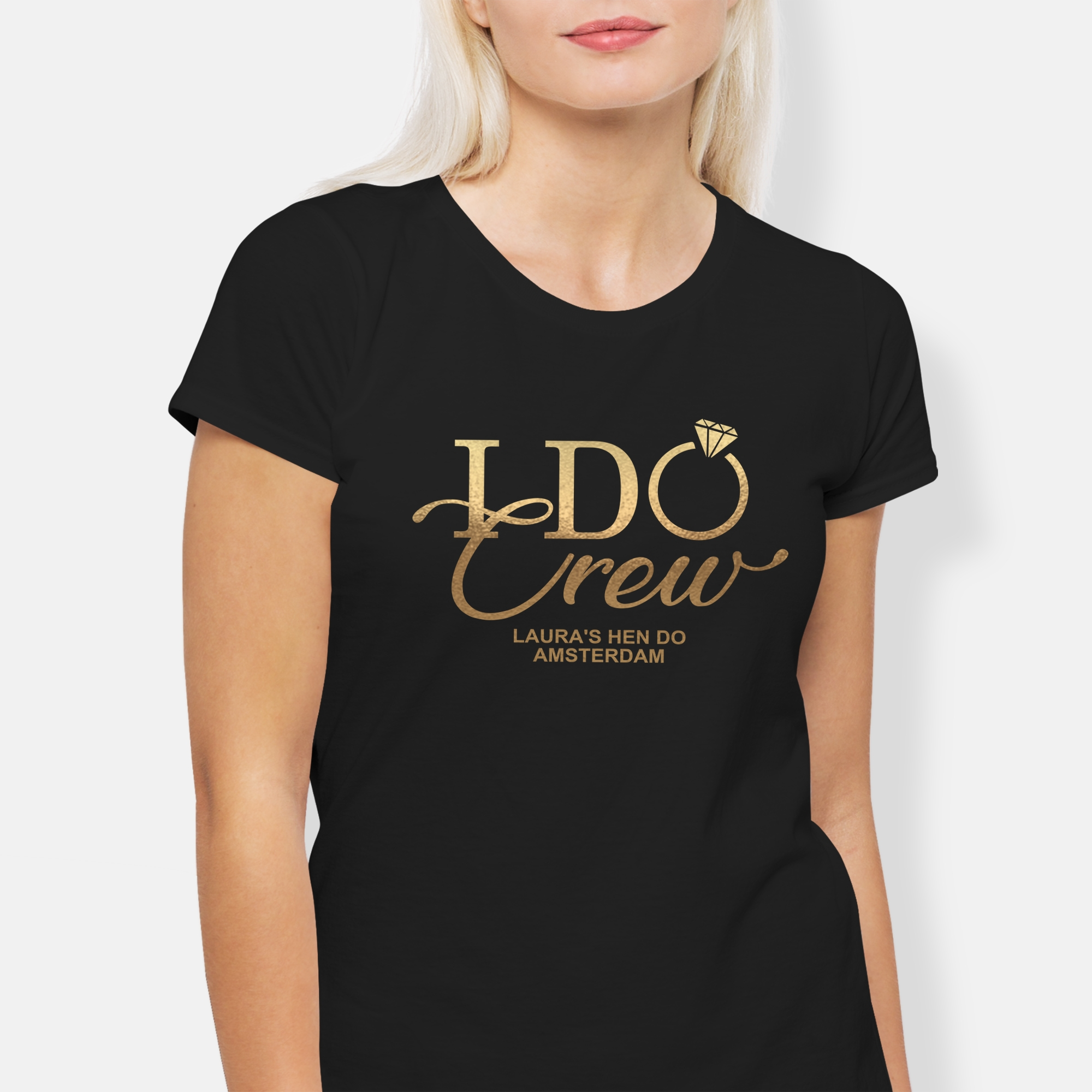 I Do Crew Personalised Hen Party T-Shirt