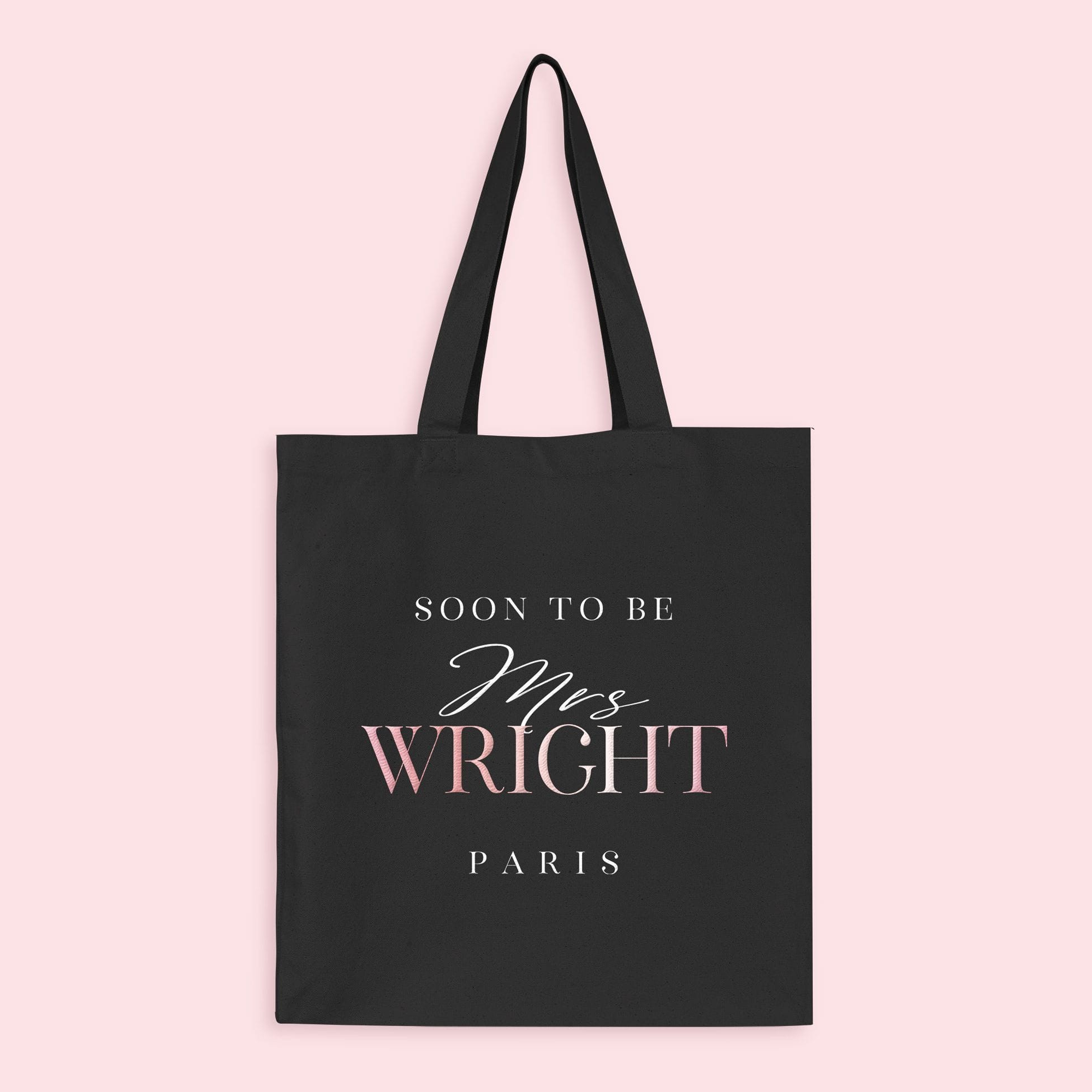 Soon To Be Mrs... Classy Team Bride Personalised Tote Bag