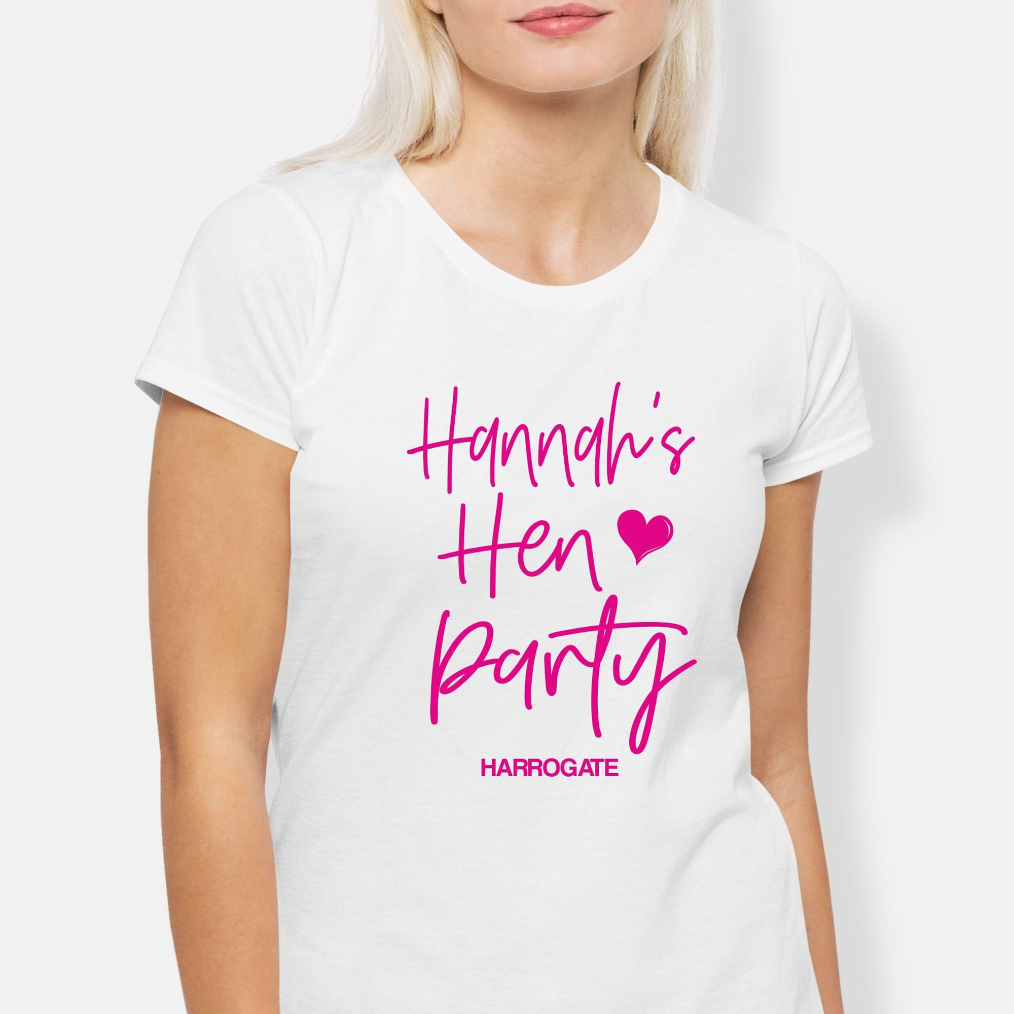 Elegant Personalised Hen Party T-Shirts