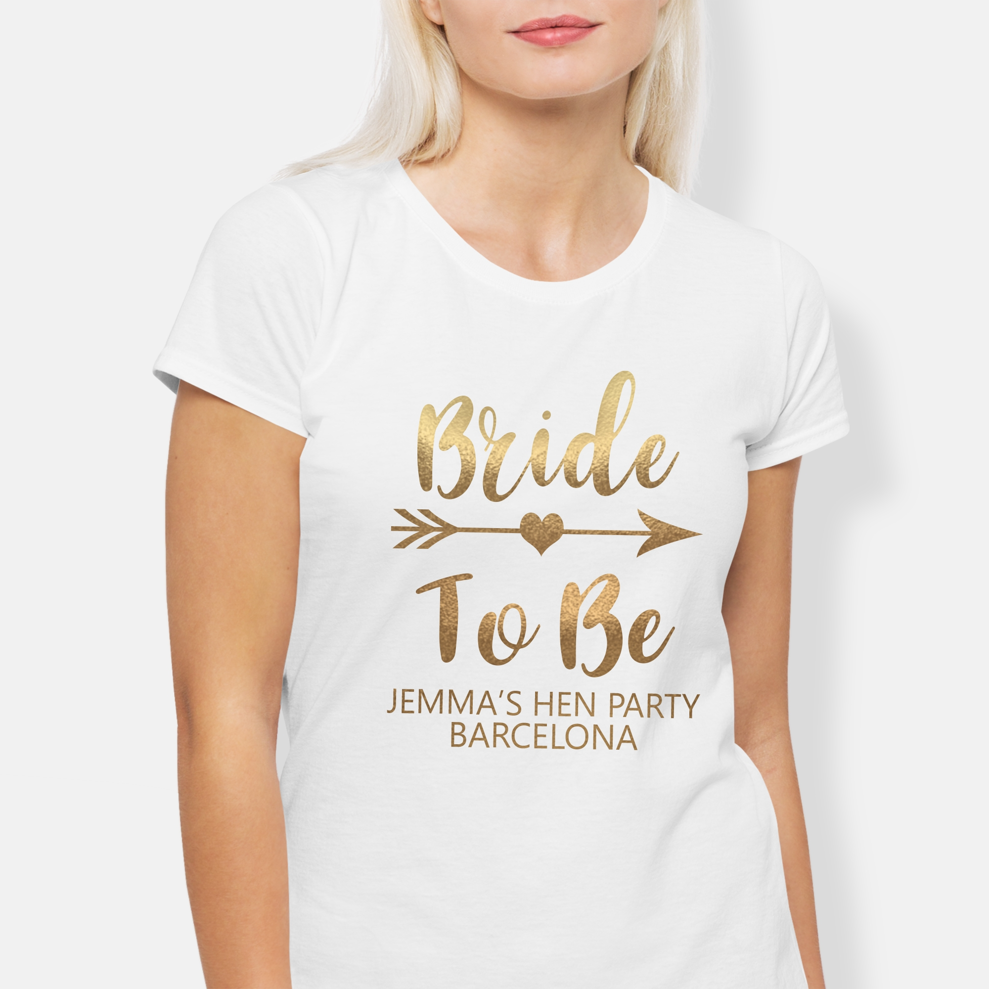 Bride Tribe 'Bride to Be' Personalised Hen Party T-Shirt